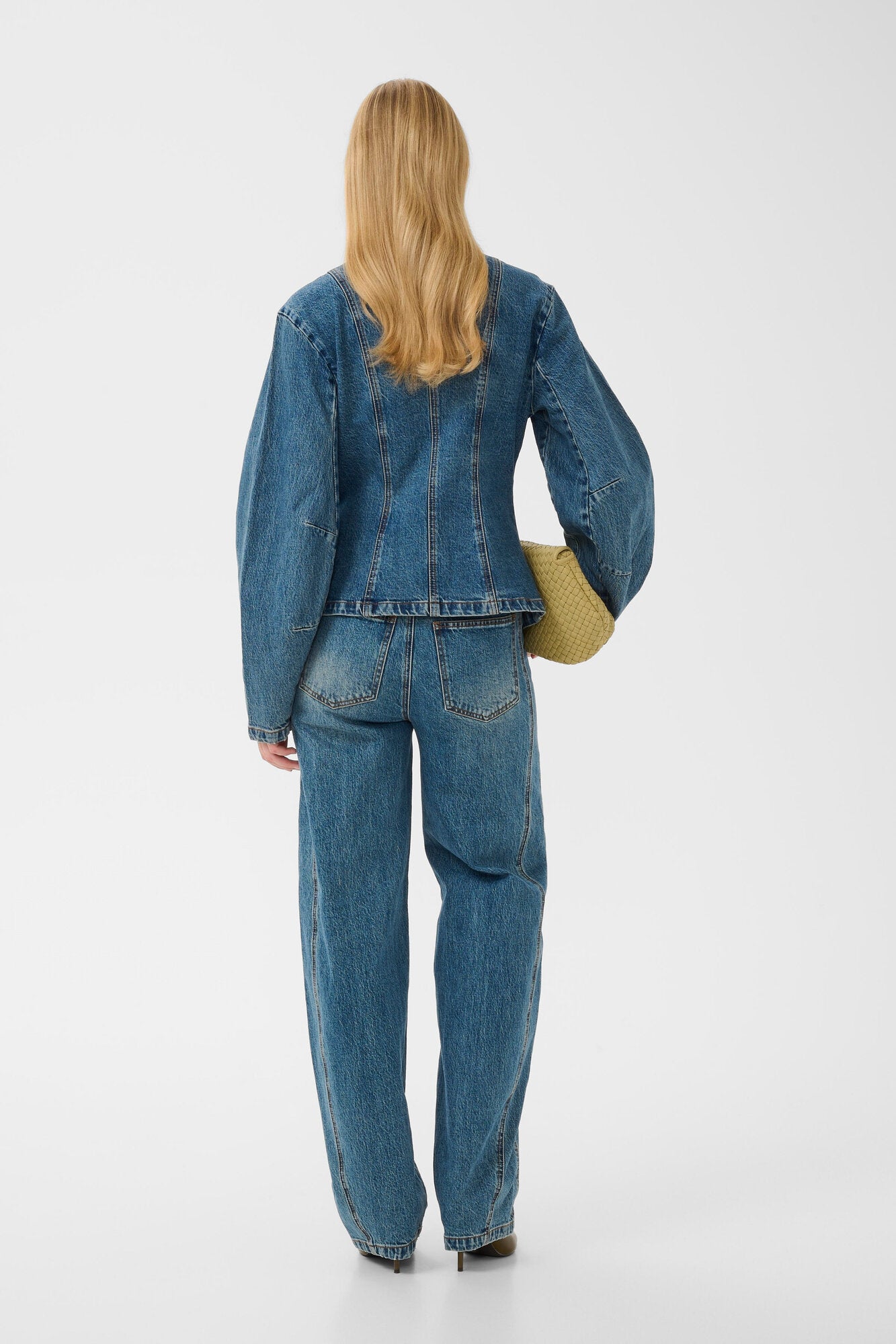 GZmelu barrel jeans - Classic Mid Blue Wash